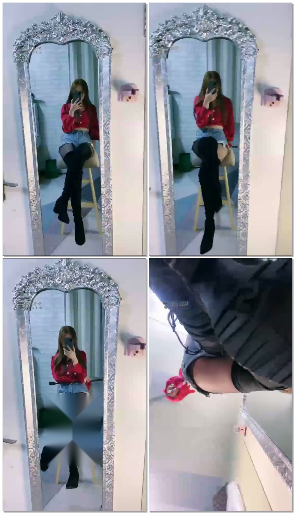 【薇娅大小姐】调教长靴红绿灯,大小姐网络惩罚奴仆【30分钟】【高清】