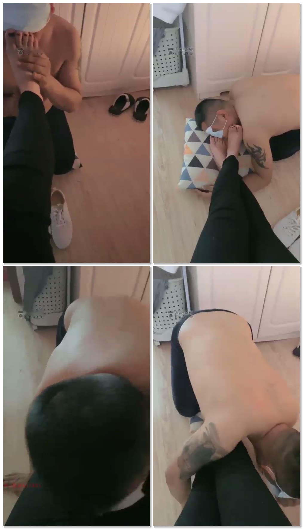 【高冷S】主人聊天,狗子脚下伺候【61分钟】【标清】