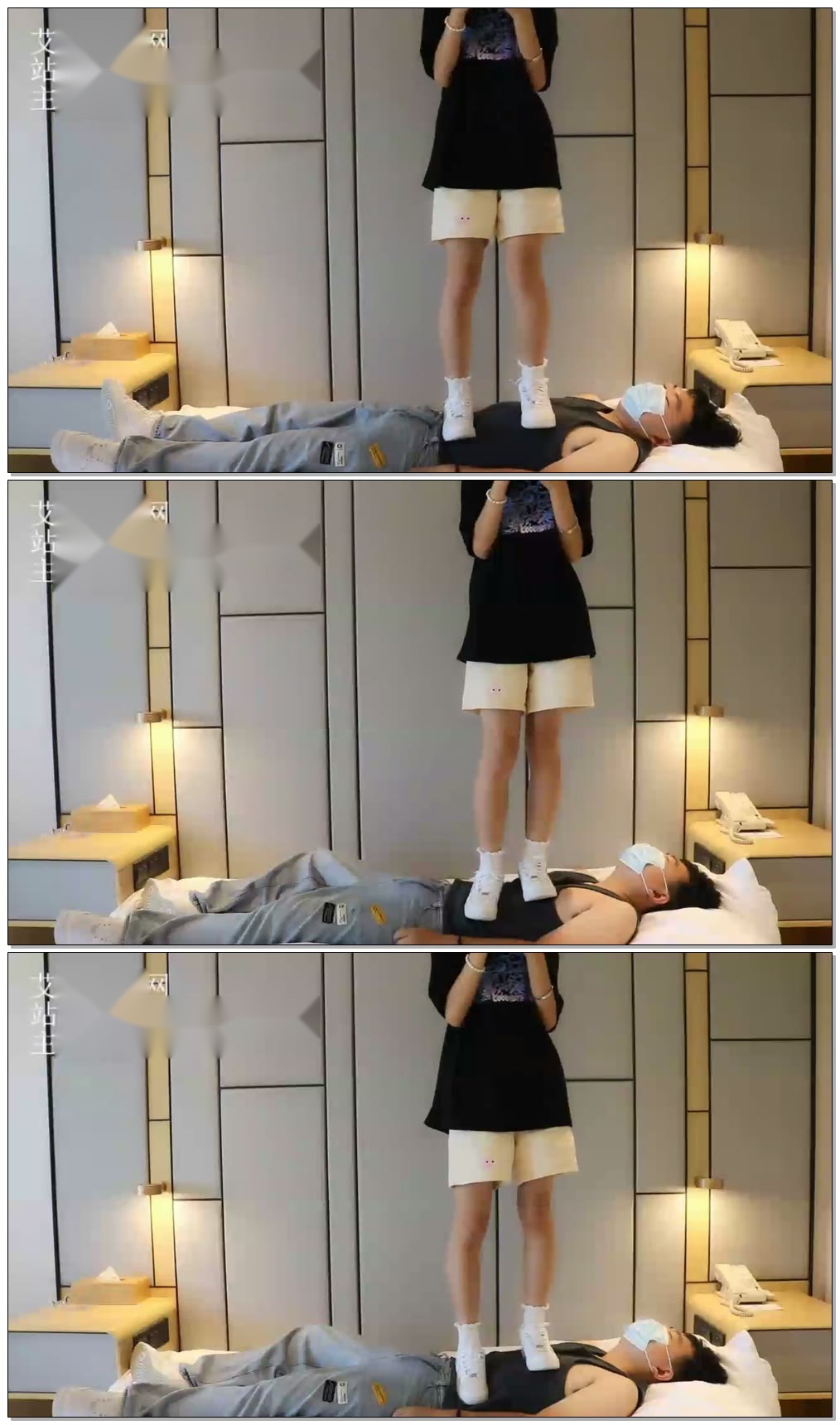 【00后小彤】板鞋玩弄毯子【12分钟】【艾踩】