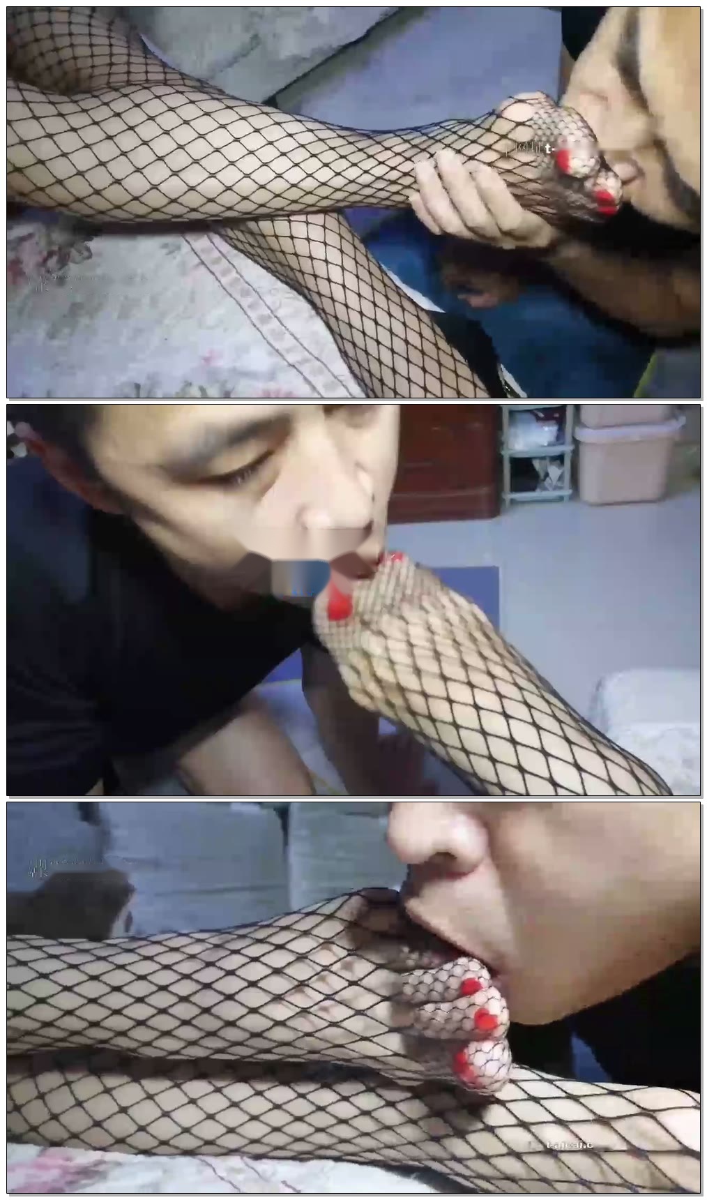 【傲视之巅·雪瑶】舔网袜脚【16分钟】【艾踩】