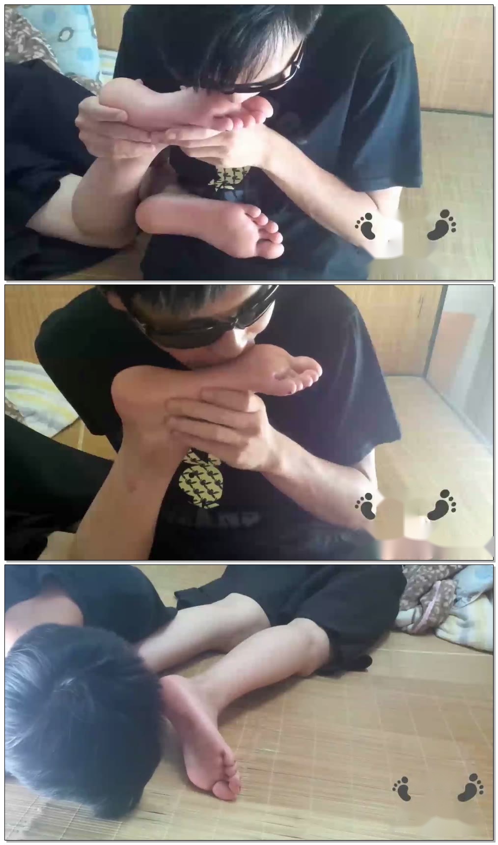 【深渊巨口】猥琐男狂舔啊茵玉足【31分钟】【艾踩】