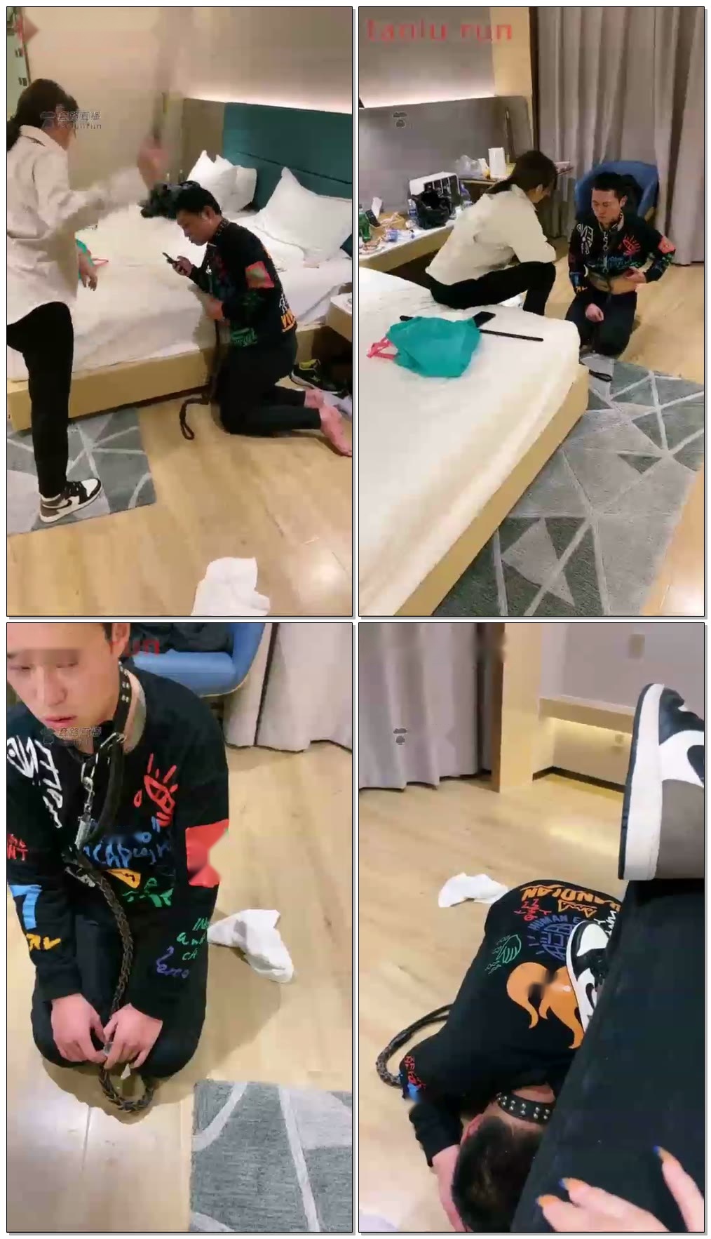 【泽安安】专门跑一趟揍狗,超狠!踢踹!【74分钟】【高清】