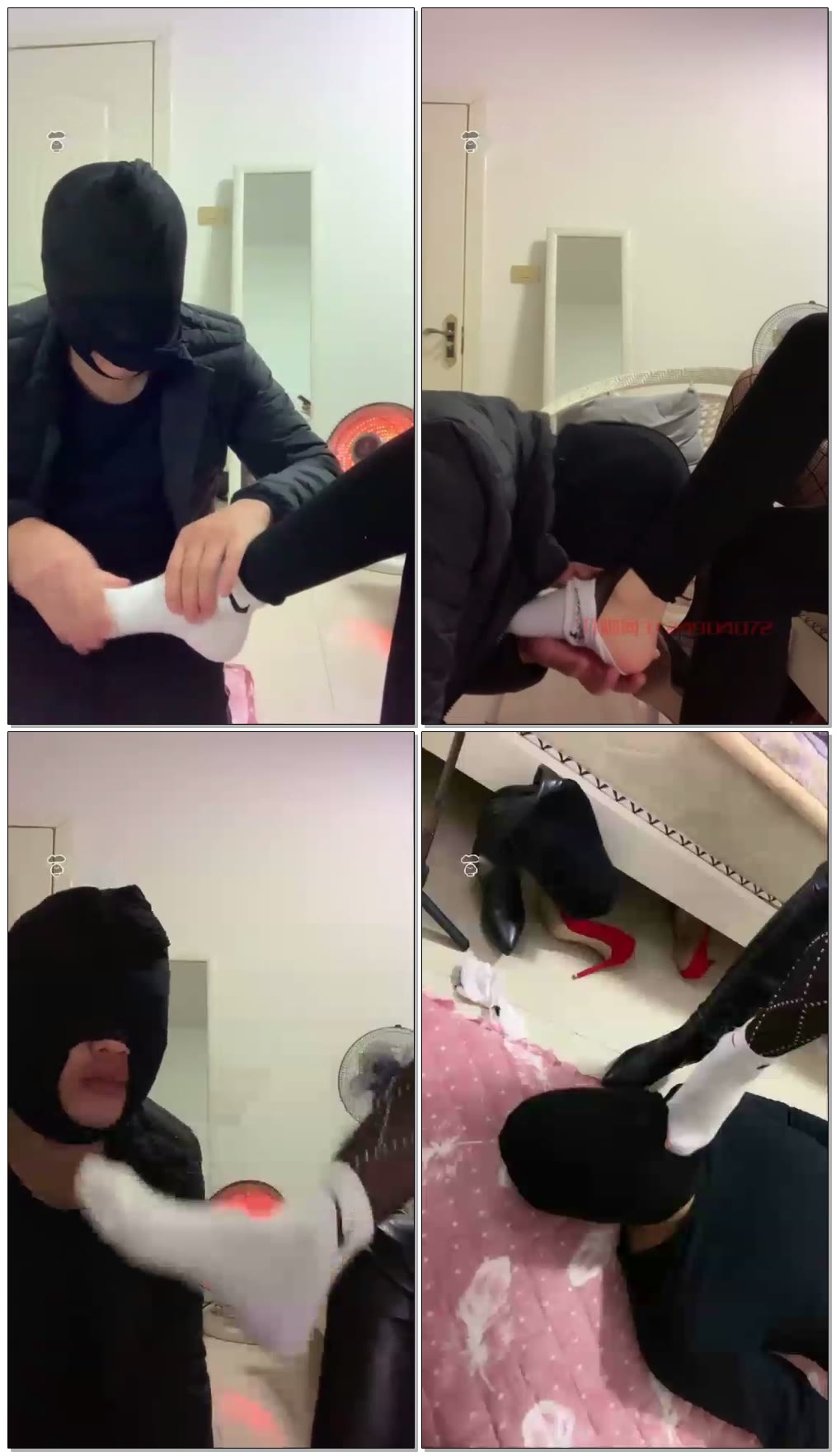 【苏老师S】两位老师棉袜鞋底调教【67分钟】【标清】