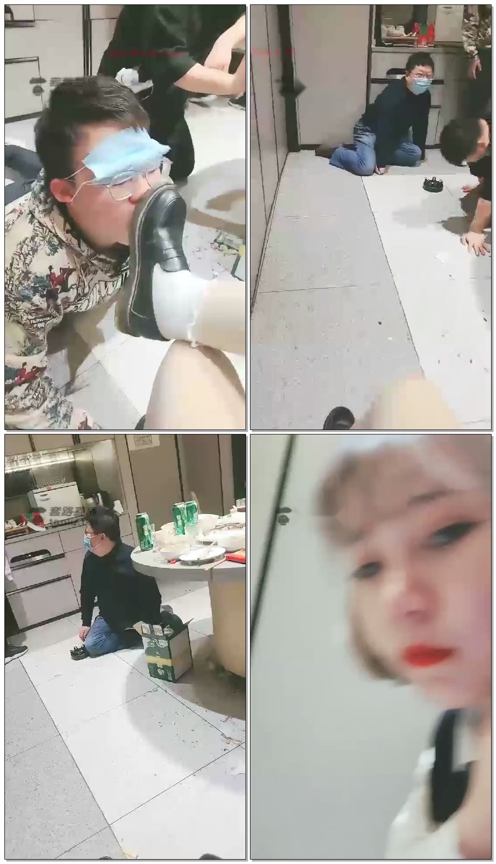 【Verin维因】海底捞群调,二女虐四犬【59分钟】【标清】