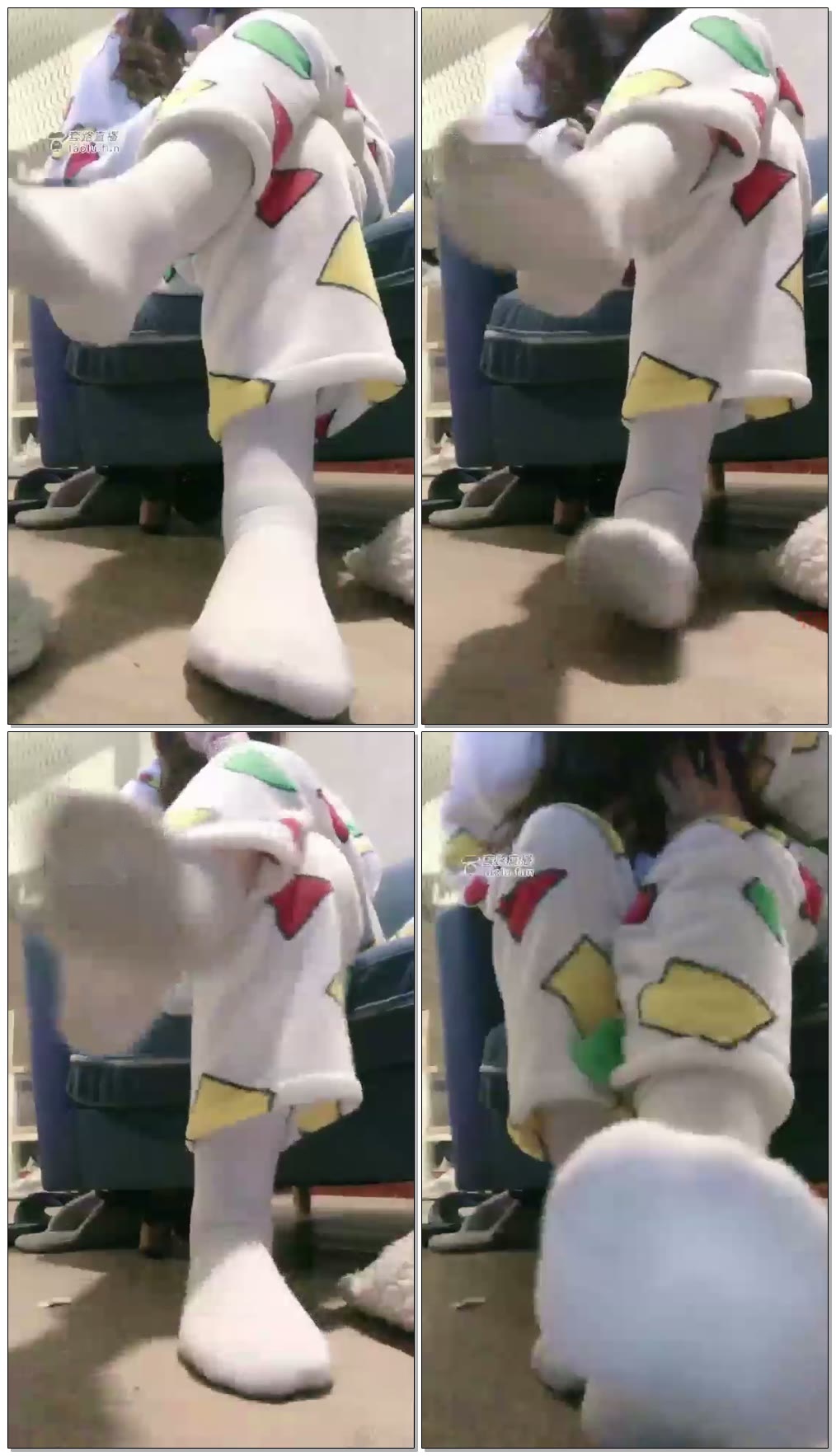 【00后淼淼S】脏棉袜辱骂全家,带着你的全家来给我磕头(不喜勿买)【23分钟】【标清】