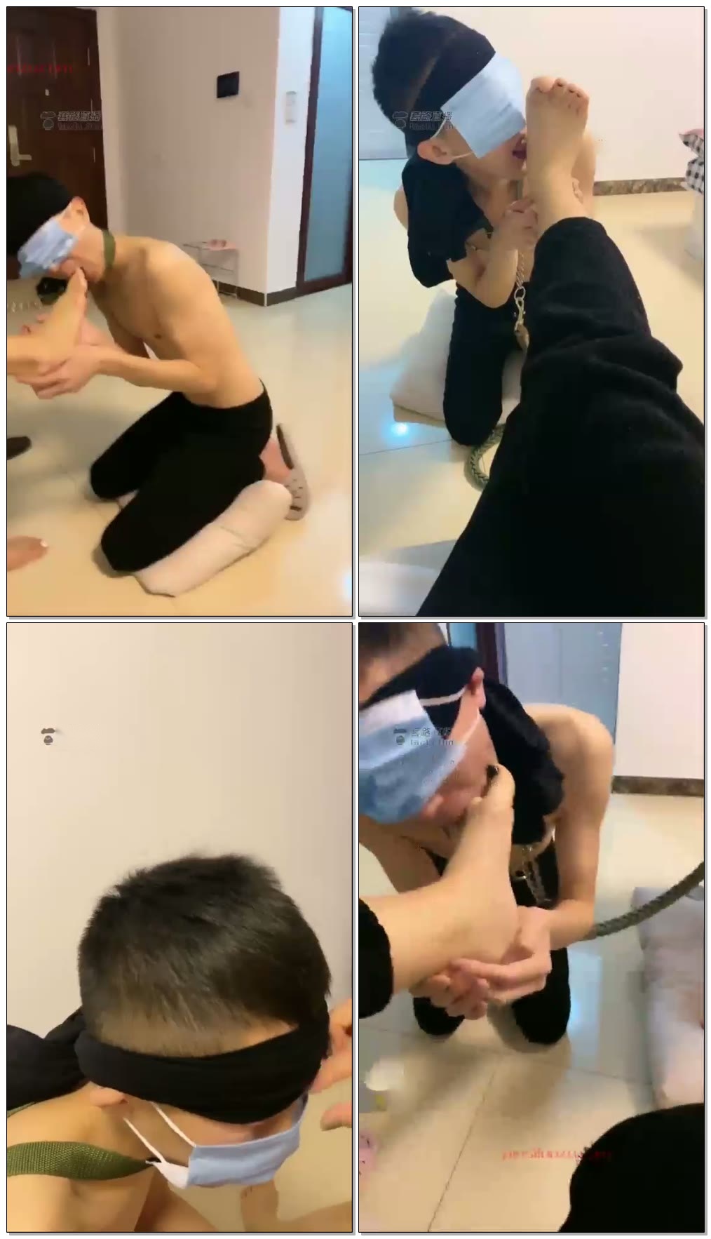 【豆雅双女王】双主调狗清理脚丫【39分钟】【标清】