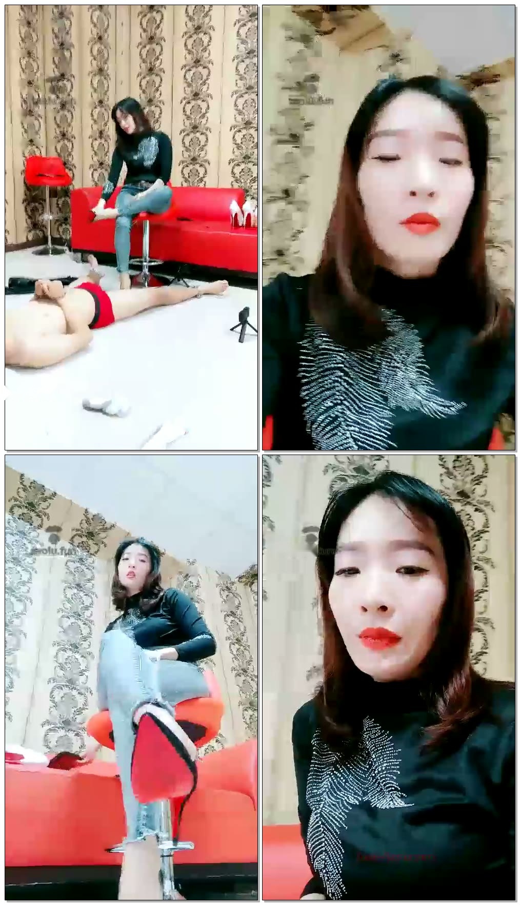 【沁姐姐】跺踩虐档【23分钟】【标清】