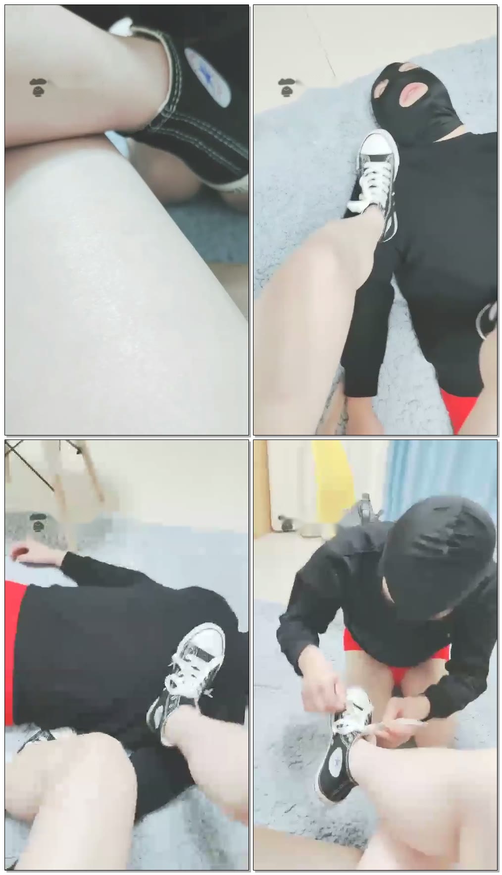 【皇S】帆布鞋狗狗闻鞋,踩踏,恋足【15分钟】【标清】