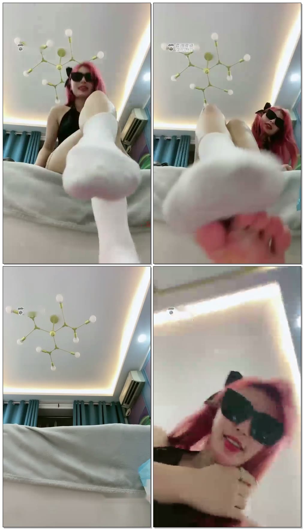 【悠悠S】第一视角脏棉袜+口水+圣水【31分钟】【标清】