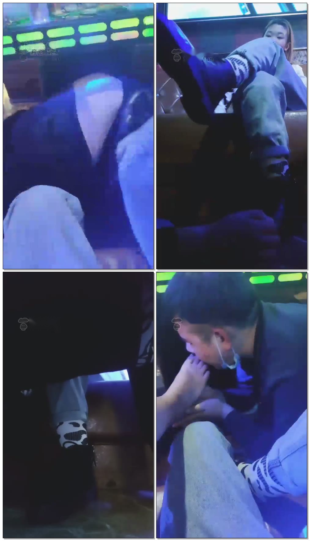 【善芯S】KTV双主调狗闻脚【31分钟】【高清】