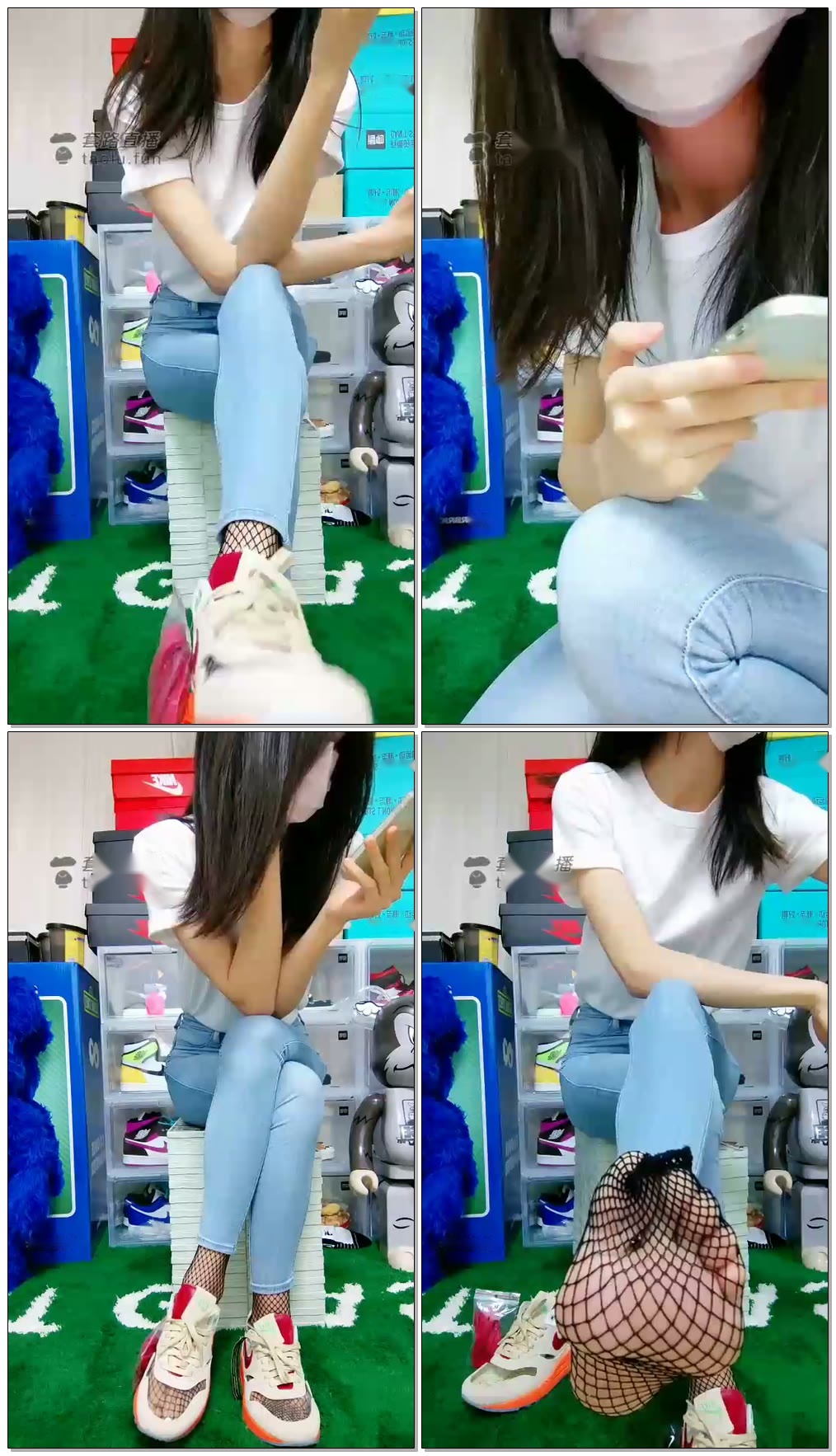 【暴力美学S】滚过来清理鞋底,网袜【43分钟】【标清】