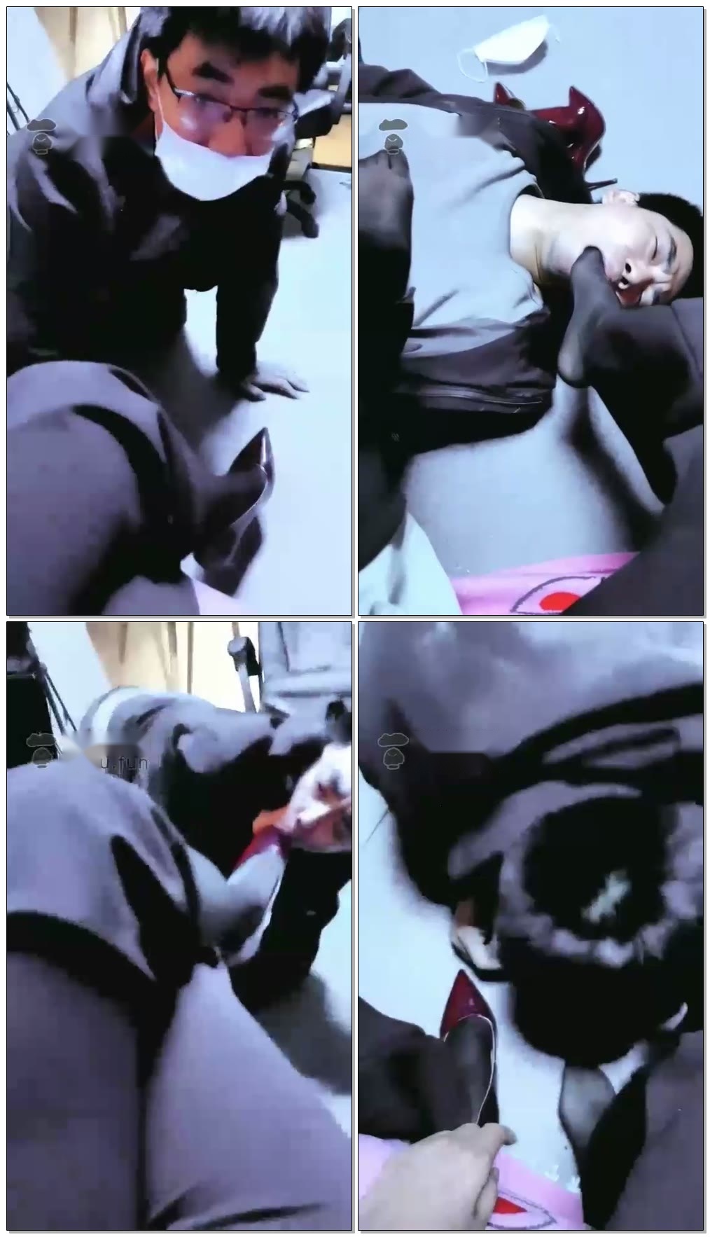 【林夕女王】地下车库偶遇流浪汉【28分钟】