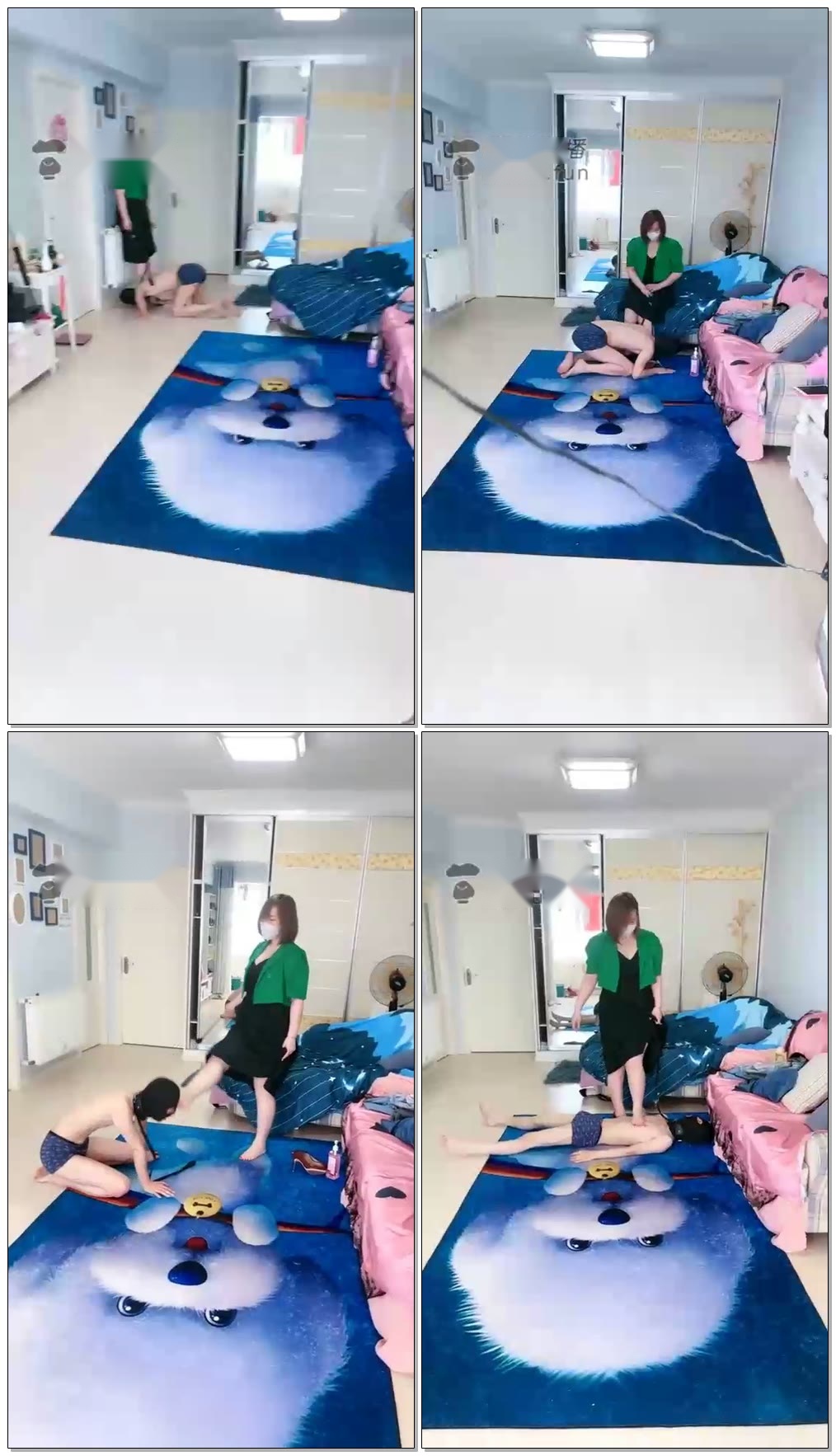 【上海安心女王】专业直播调教,,狠,耳光,踢打【24分26秒】