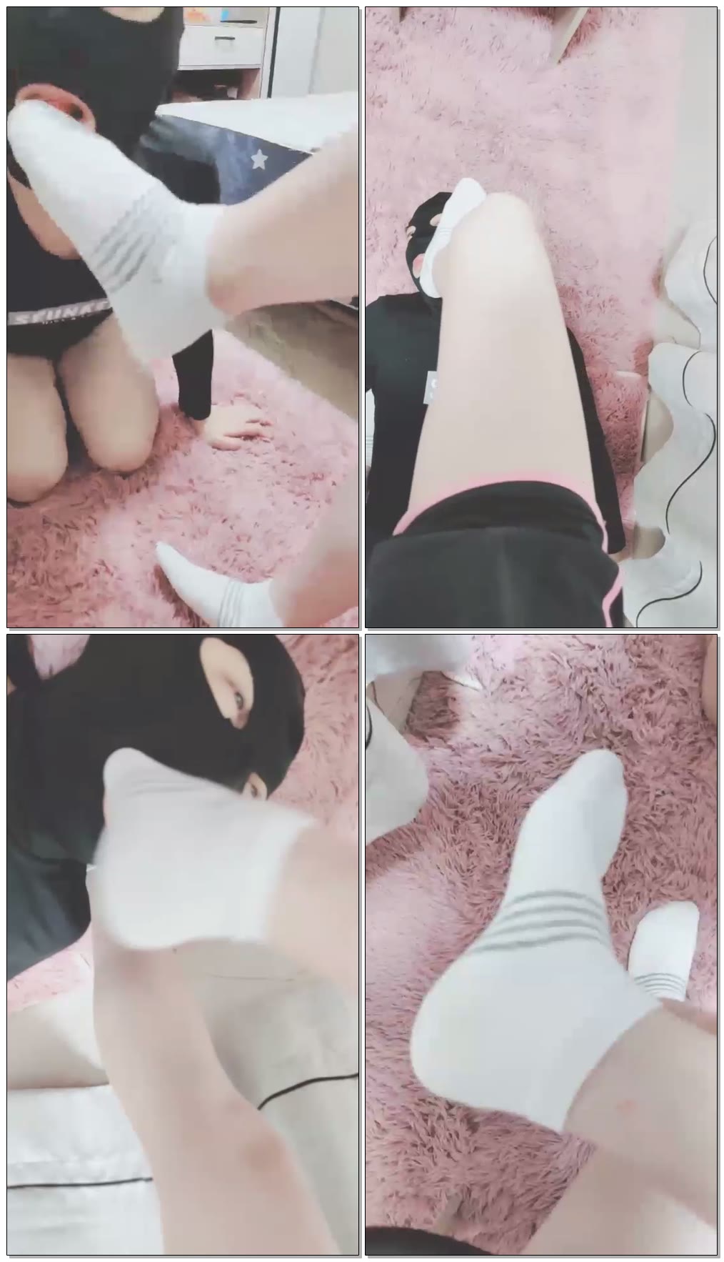 【灵竹】强制脚下狗闻鞋,喂吃丝袜棉袜【18分钟】