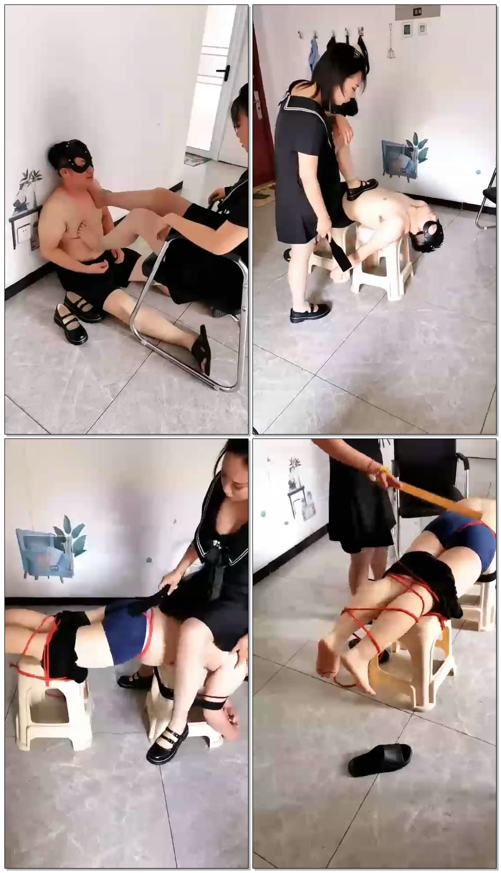 【燃一Sdom】调教审讯系列二摄像头的故事,钻胯羞辱暴打【33分钟】