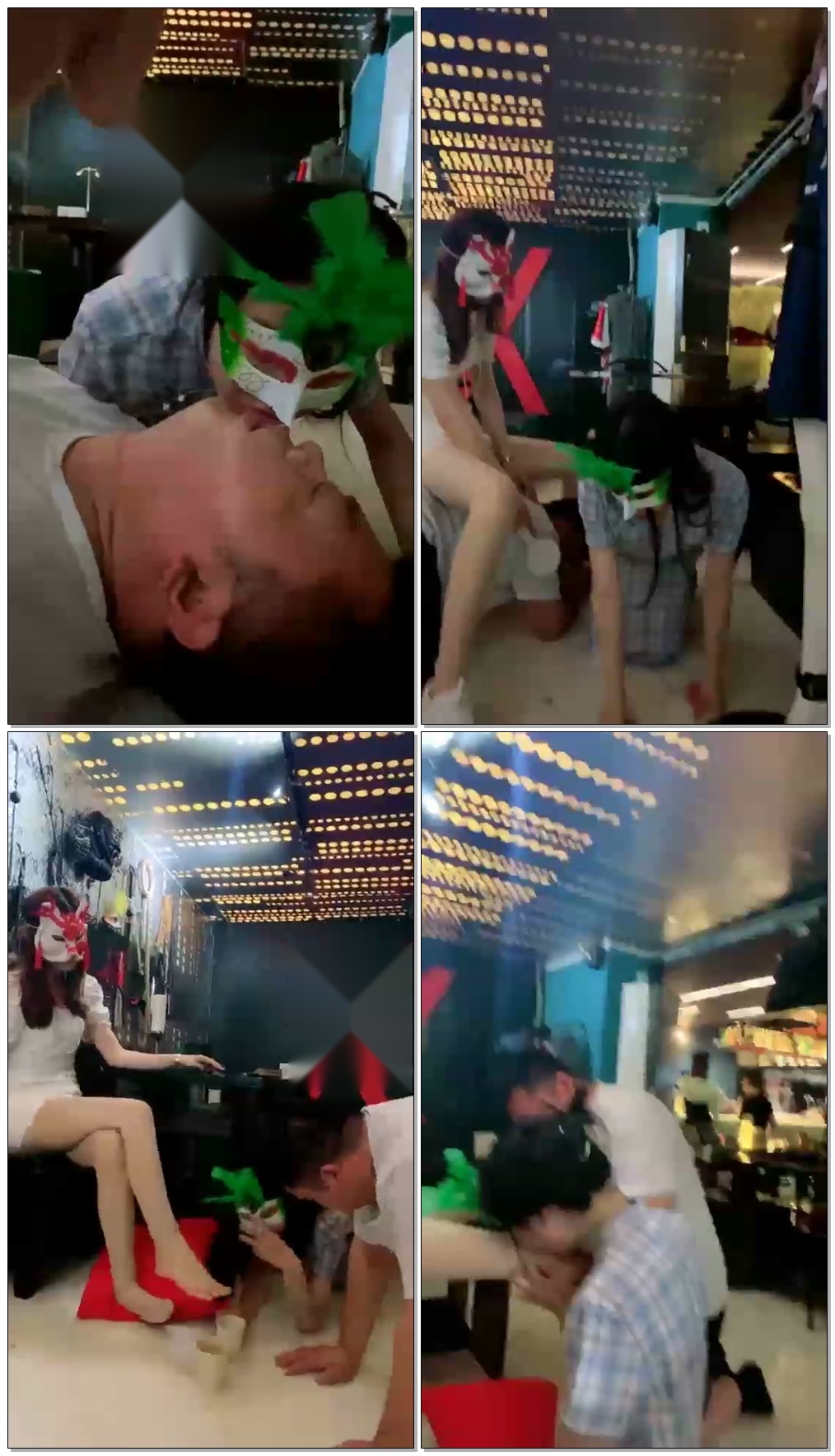 【虞姬S】调教情侣m,舔鞋,暴力踩踏,舔脚,圣水【40分钟】