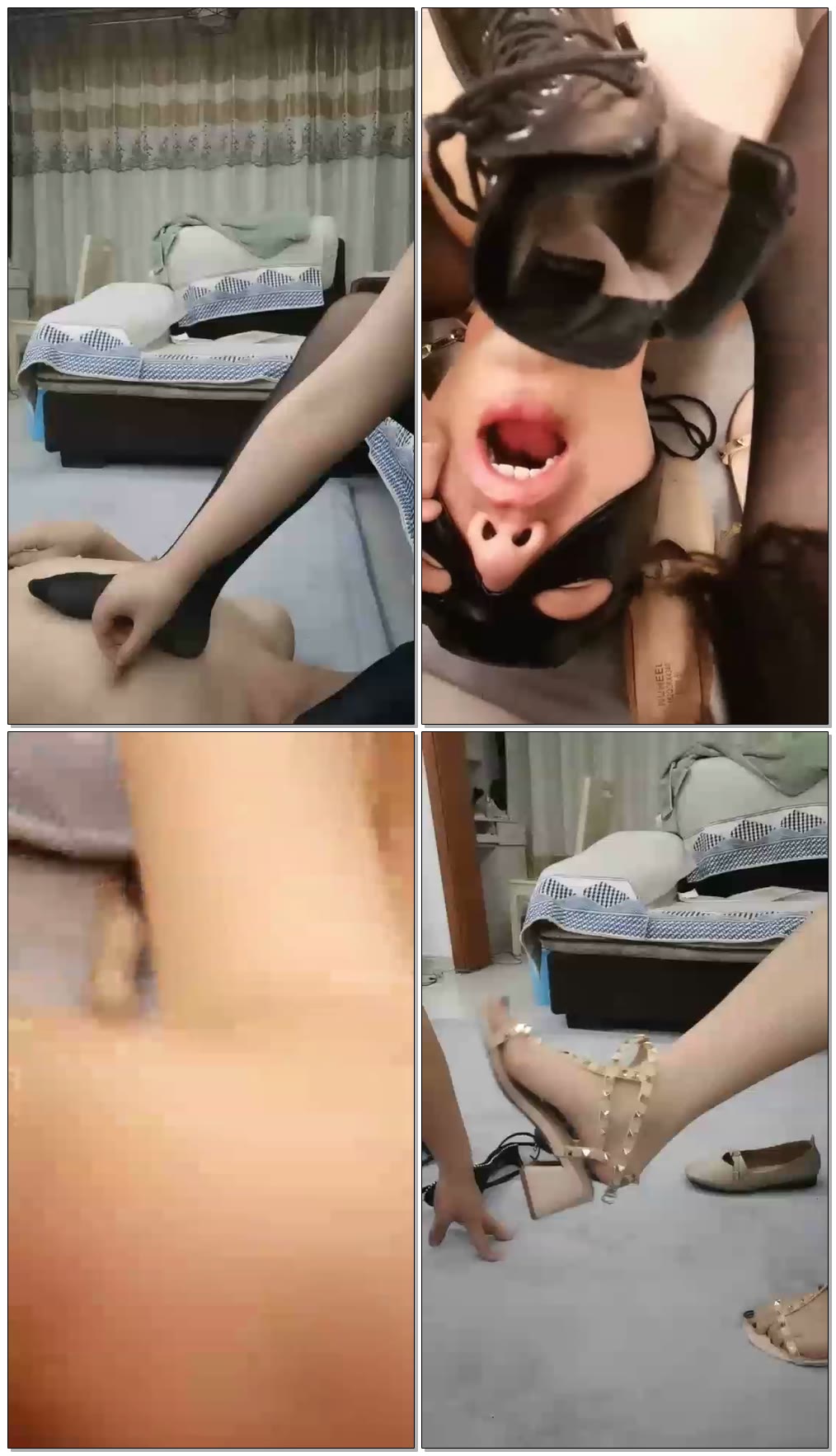 【舒钰S】调教骚狗,闻臭脚【45分钟】