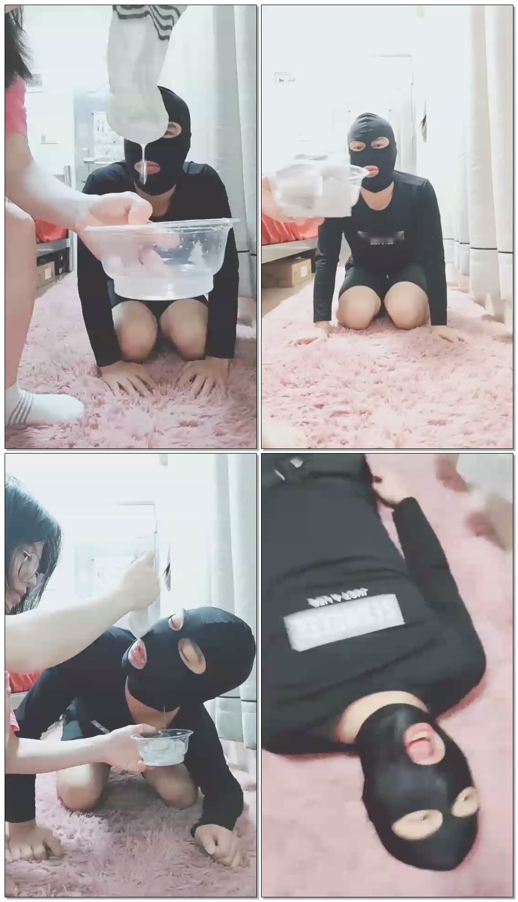 【灵竹】白棉袜泡水,贱狗给主人喝下去【16分钟】