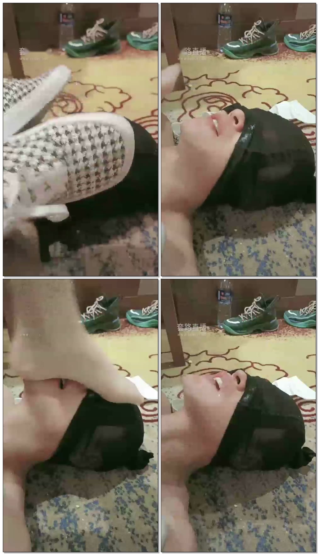 【木易S】踩脸,口水,深喉【9分钟】