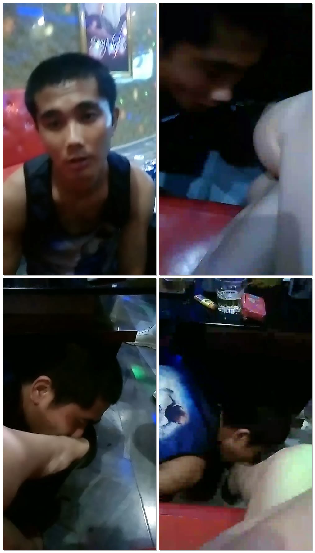 【酒神的工具】KTV素人调教【9分钟】