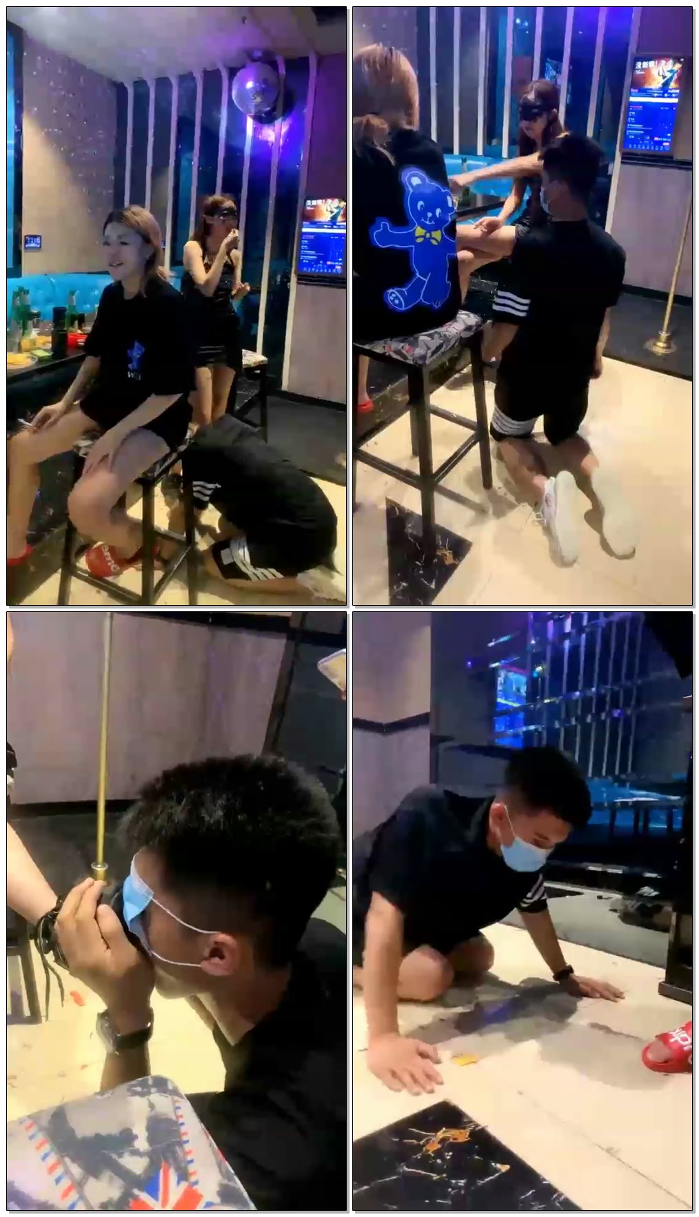 【昕昕S&沐清忧s】伺候局的贱狗不听话就挨打往死踹【36分钟】