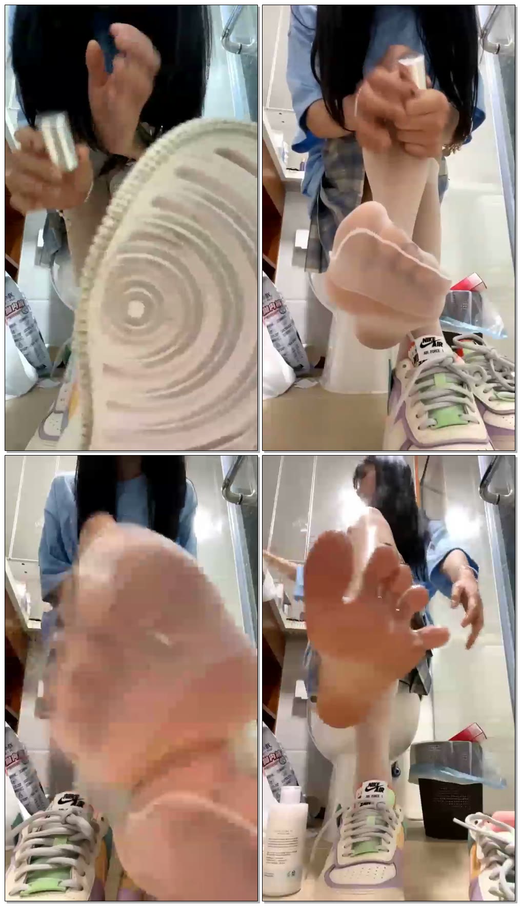 【阿月】第一视角一个鞋底寸止网调+羞辱白丝【40分钟】