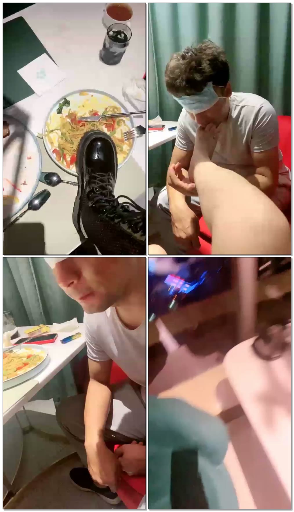 【西域S古丽叶】咖啡店调狗,喂食,舔脚,坐脸【60分钟】