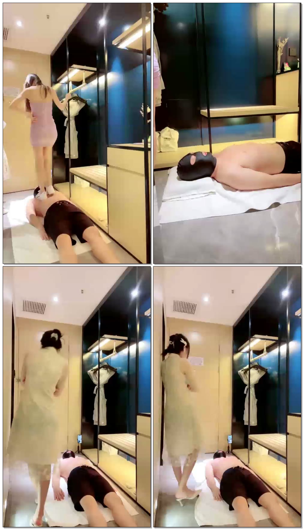 【漫s双胞】调教体验情趣酒店发泄踩踏深候【40分钟】