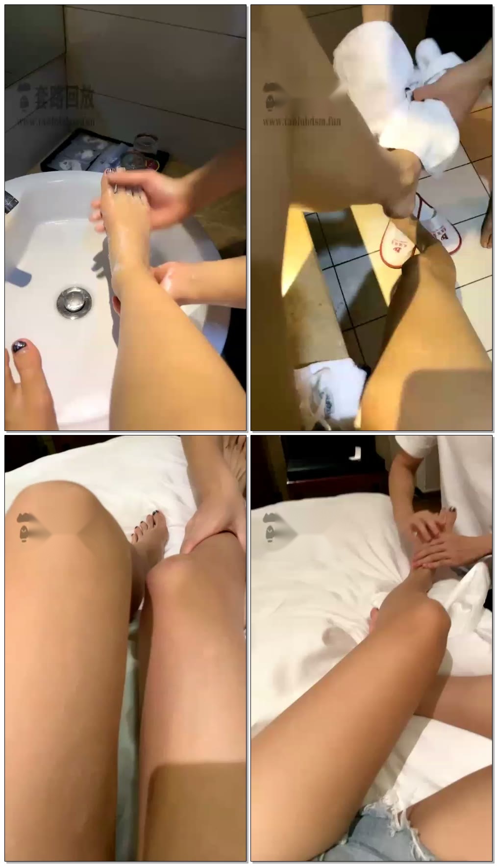 【桃子大大】下贱狗洗脚【10分钟】