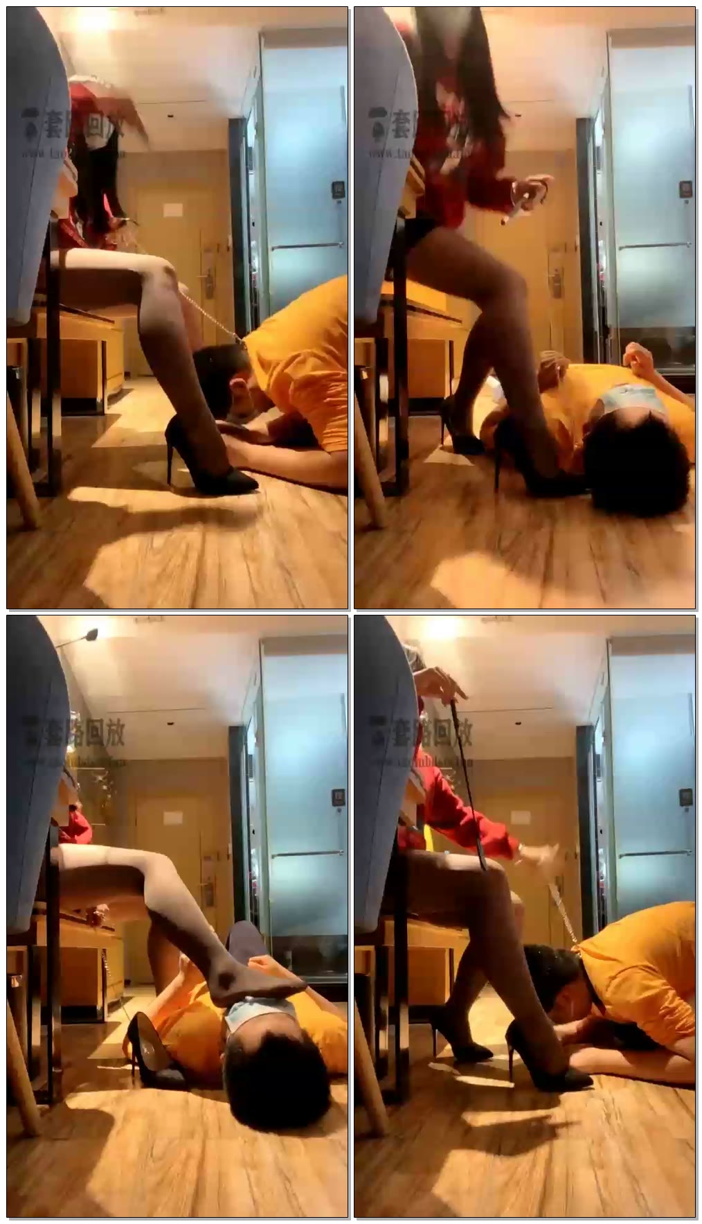 【欣宝】贱狗约课初体验,跑过来找虐【23分钟】