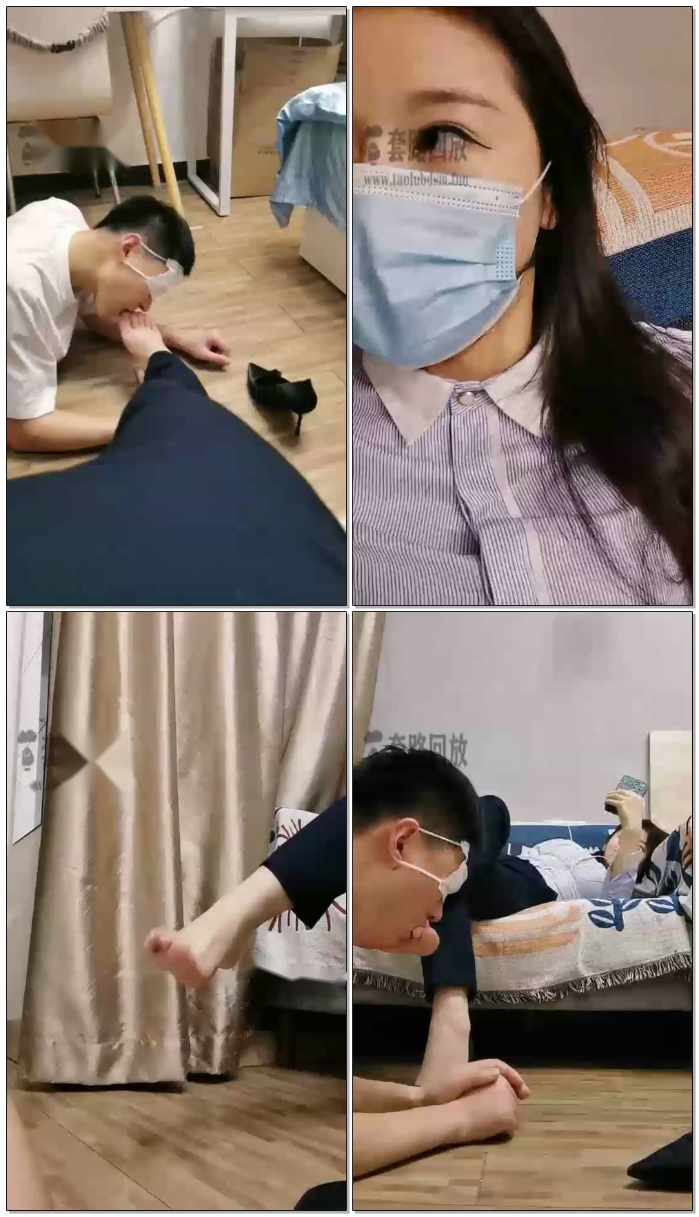 【梵高】御姐下班回家跪舔丝足【65分钟】