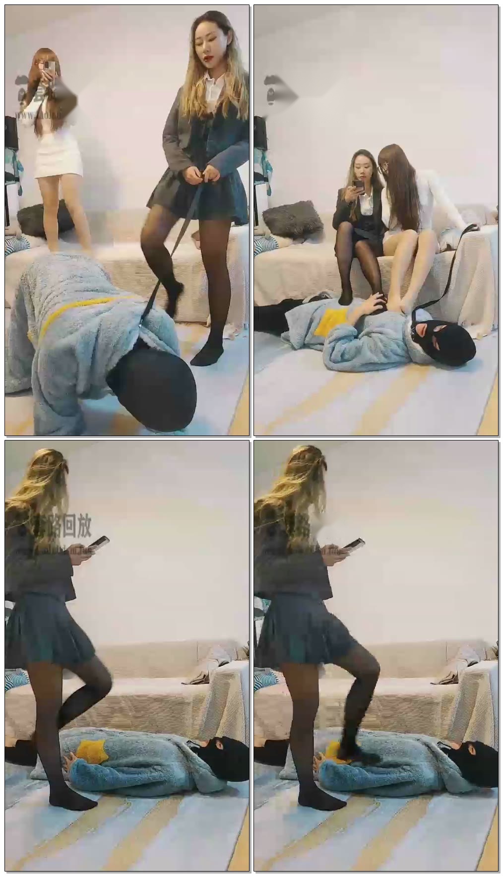 【二宝s】车展偷袜贼被碎蛋后的日常【62分钟】