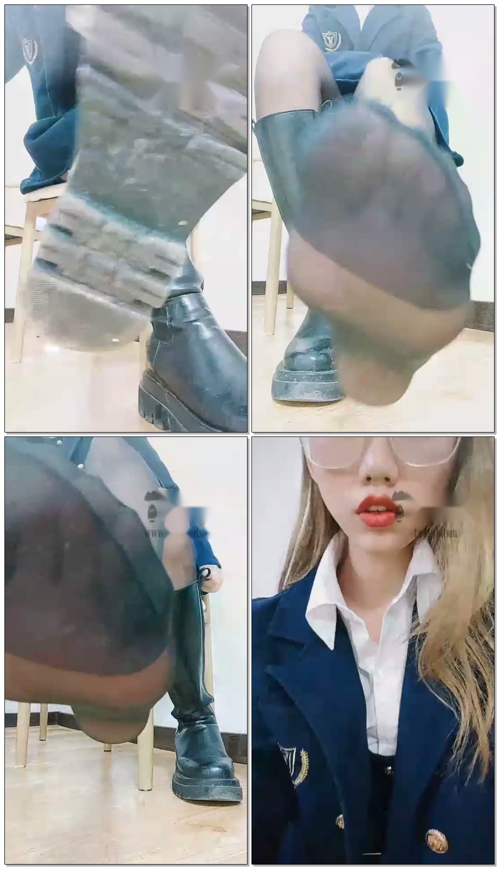 【二宝s】第一视角黑丝长靴下的红绿灯【69分钟】