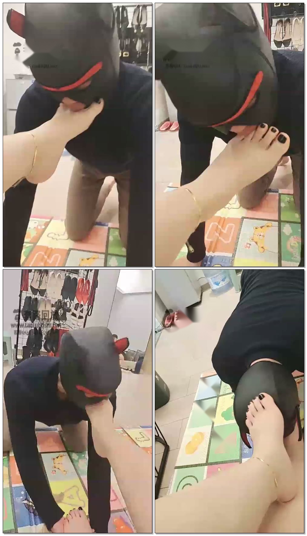 【叶赫那拉鬼主】舔脚调教【17分钟】