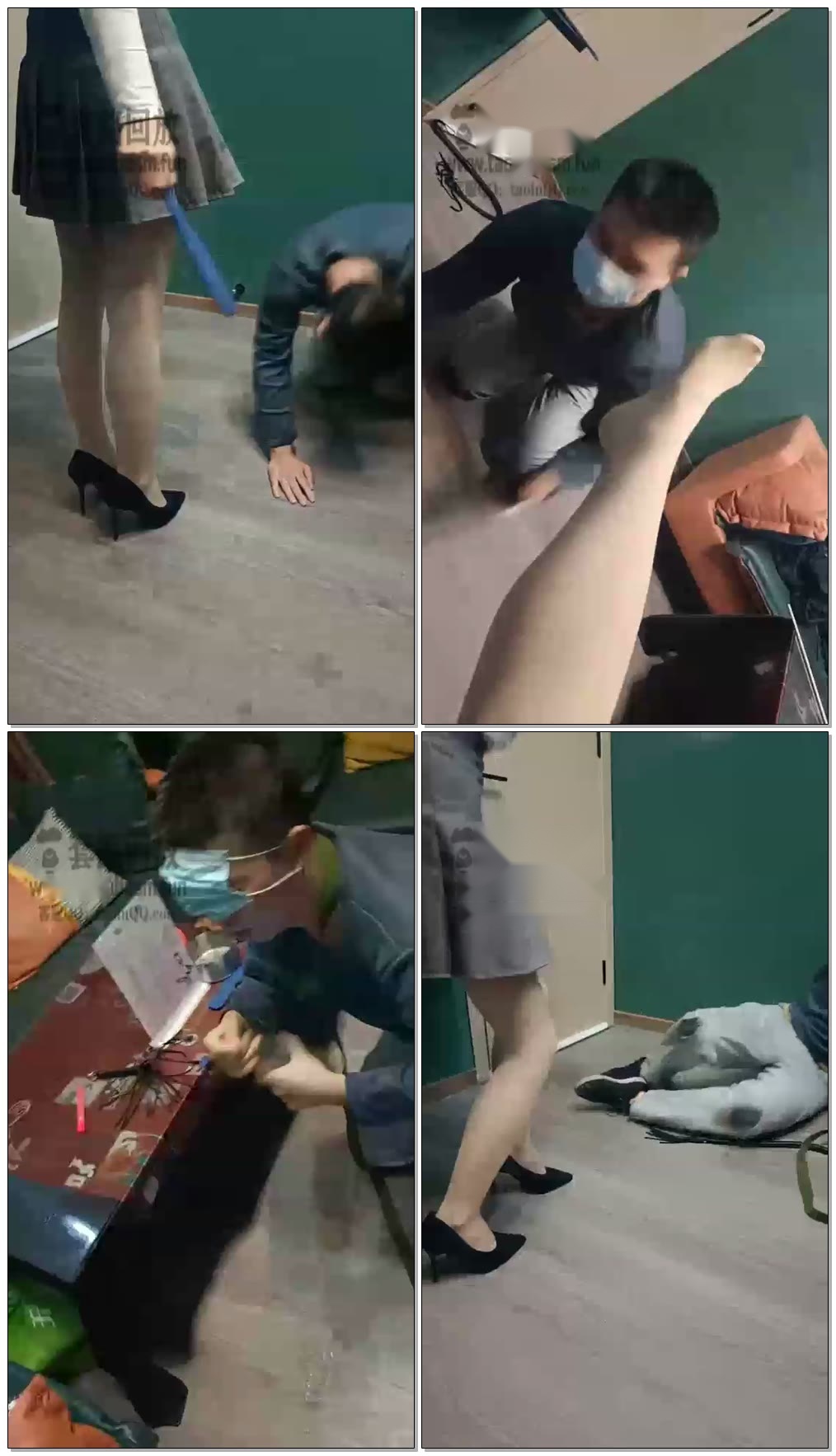 【第一帅男神】JK女仆调教系列(四)鞭打圣水sp圣水打手心踩踏遛狗【35分钟】