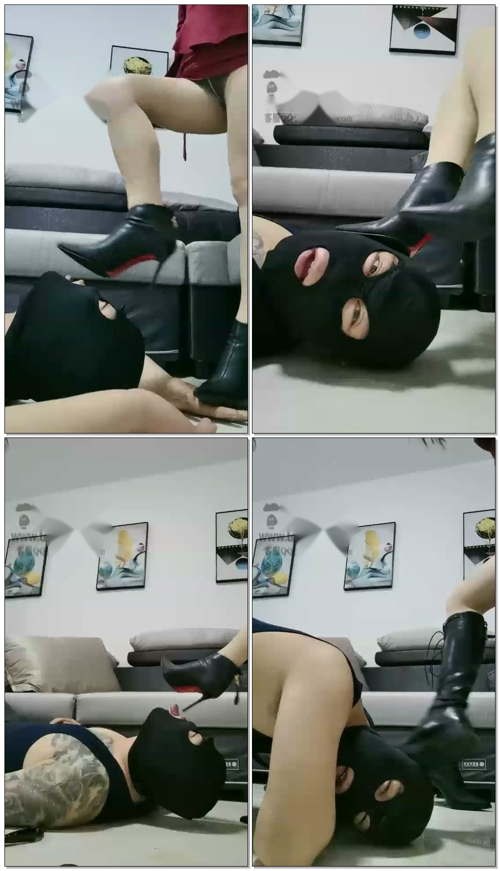 【千羽S】高跟插狗嘴高跟插狗嘴【31分钟】