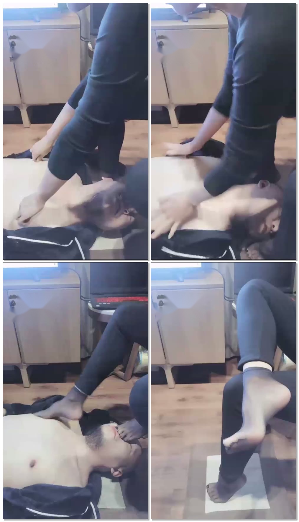 【女王菲主】闻脚拧一会儿【22分钟】