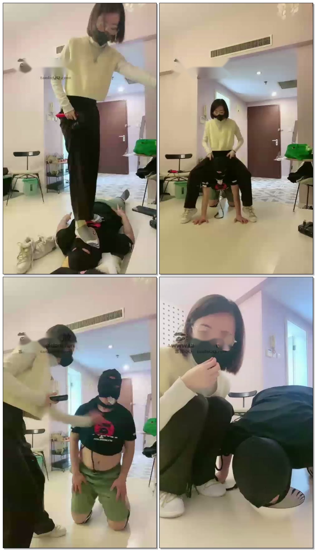 【Q月s】超狠踩踏!骑马(20号最新)【39分钟】