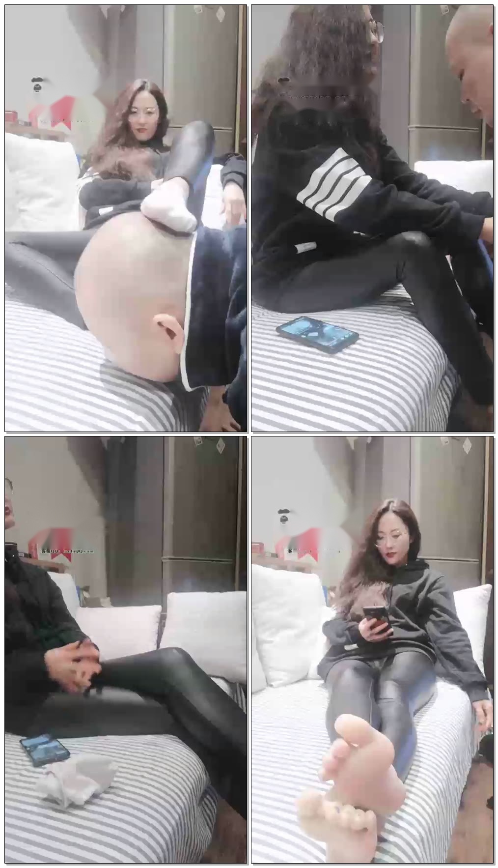 【女王菲主】长靴闻棉袜拧乳头【23分钟】