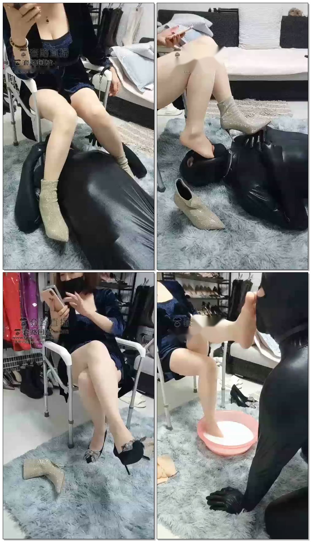 【西安乐姐s】平安夜调教圈养奴【72分钟】