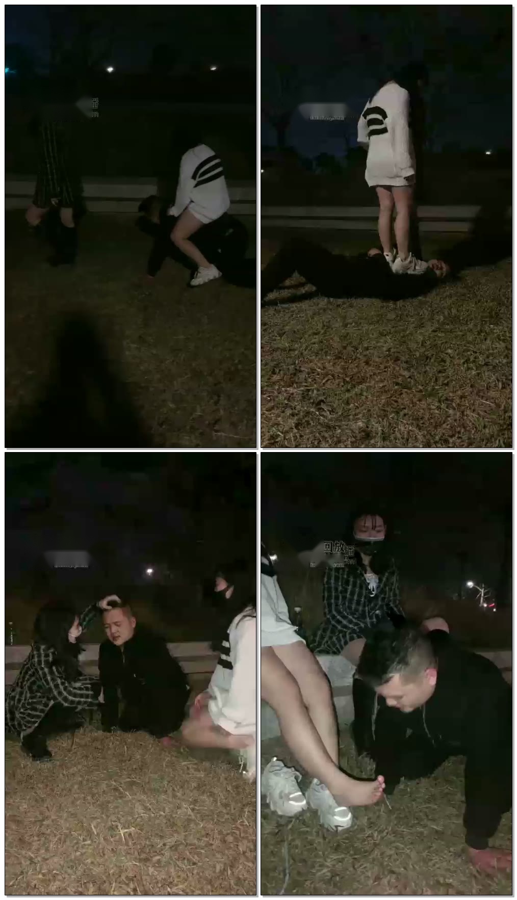 【希希子的情侣m】户外公园调教套路第二贱滔滔【40分钟】