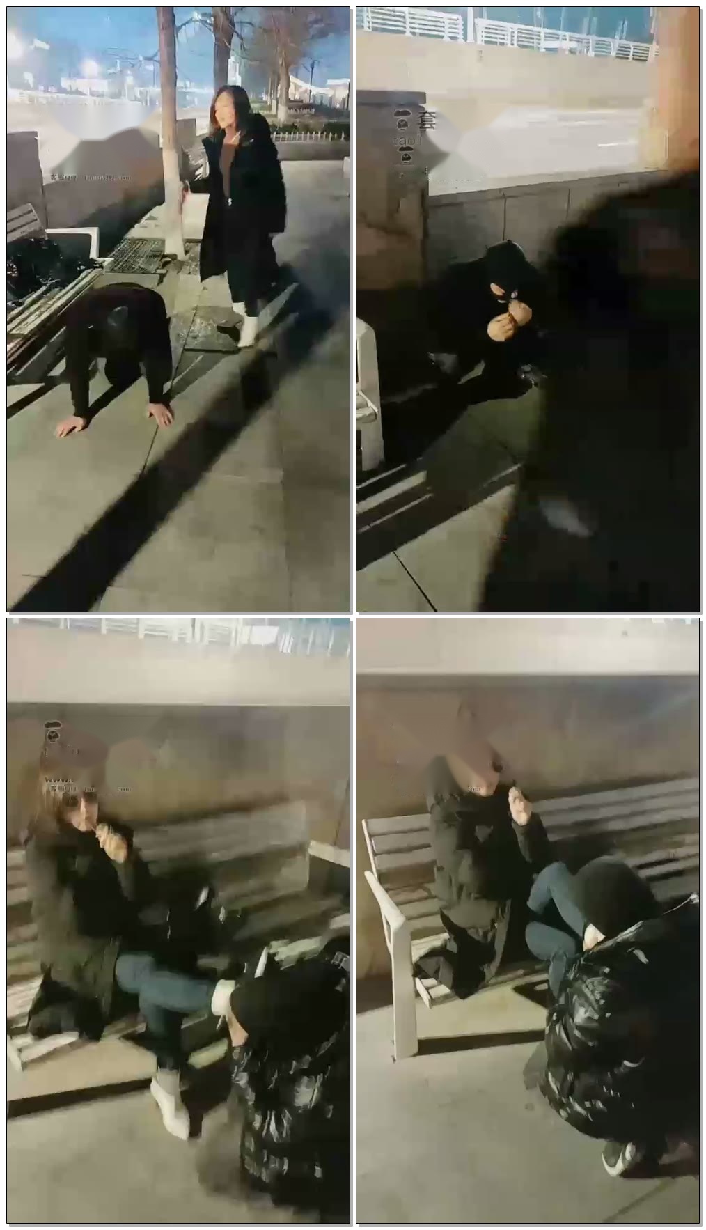 【羽诺s】户外暴虐贱狗【17分钟】