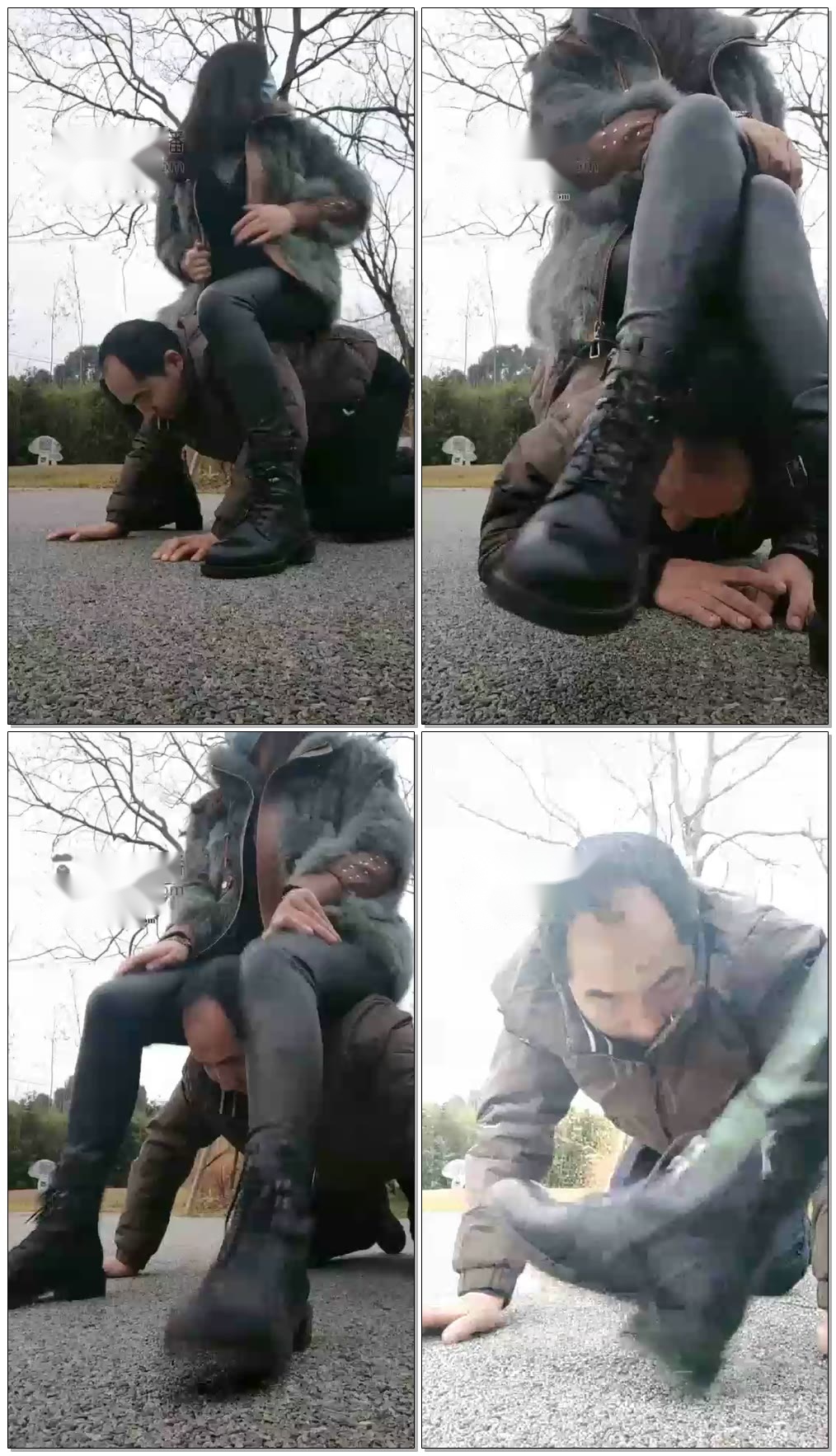 【咩祖s】野外调狗,骑马钻跨,舔脏靴底【21分钟】