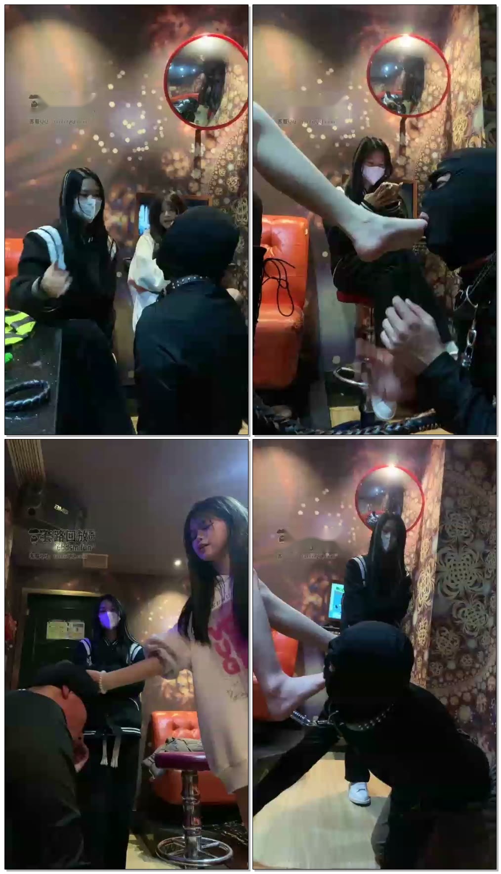 【甜甜Mistress】带高颜值素人运动员闺蜜调狗【62分钟】