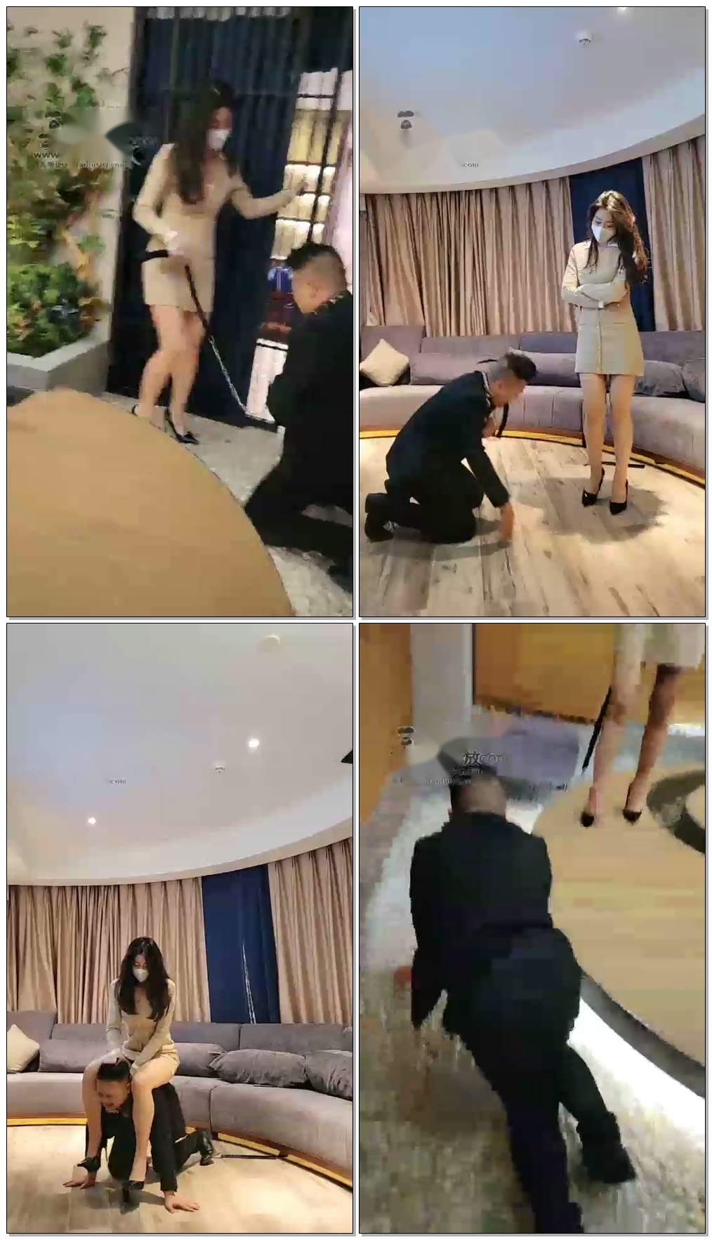 【禾未S】间R踢档踩踏重耳光训贱狗【36分钟】