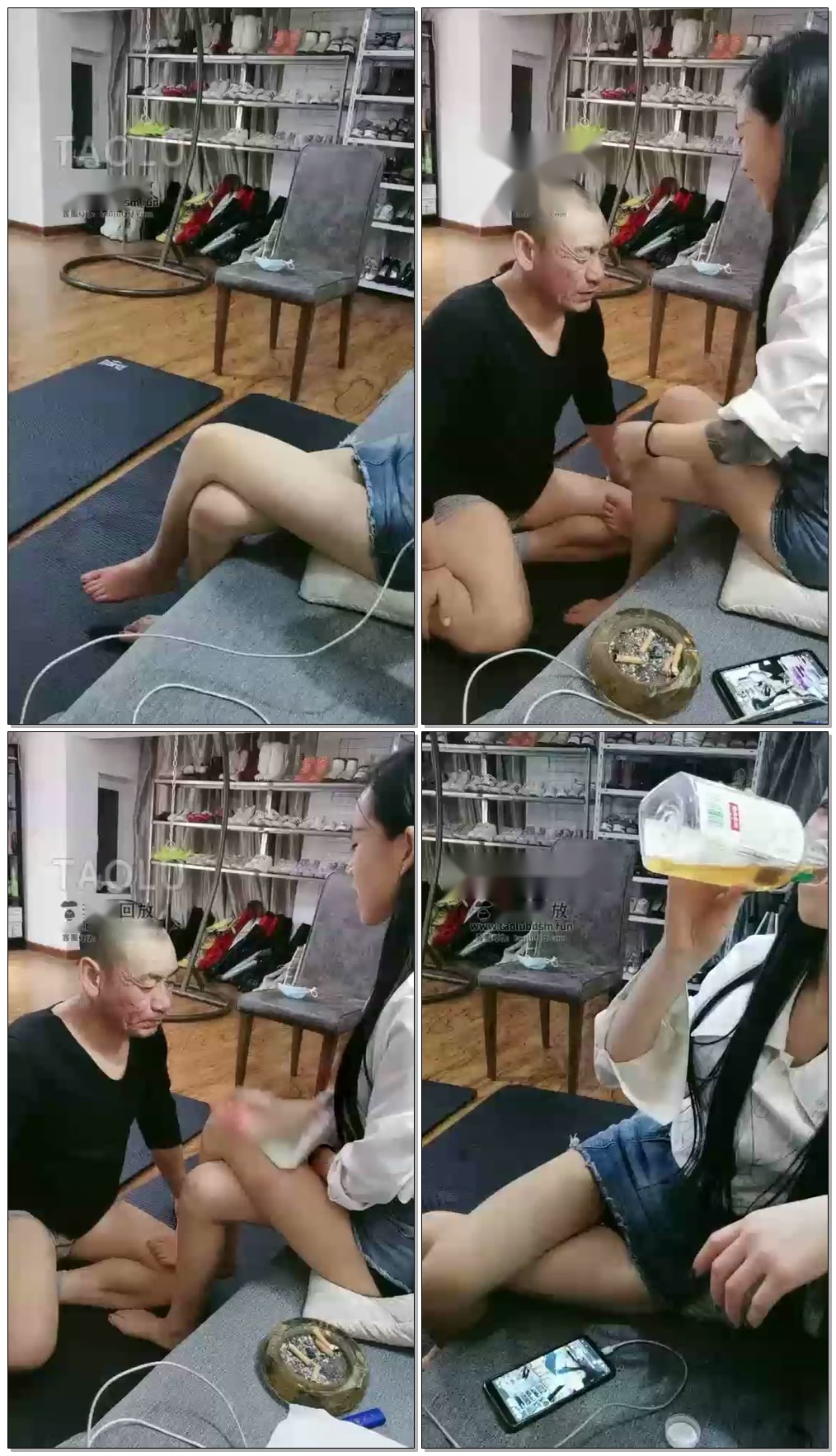 【傲柔】重度手脚耳光狂扇到肿【46分钟】