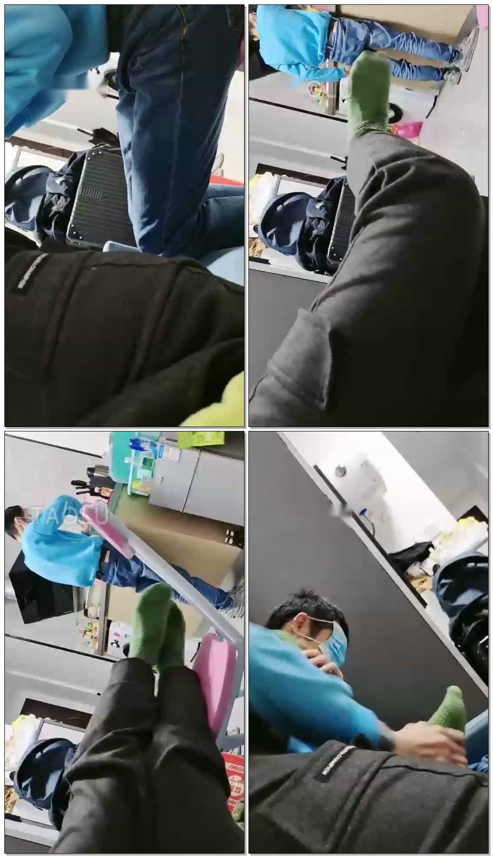 【佛山佛果】调教素人奴添脚棉袜【38分钟】