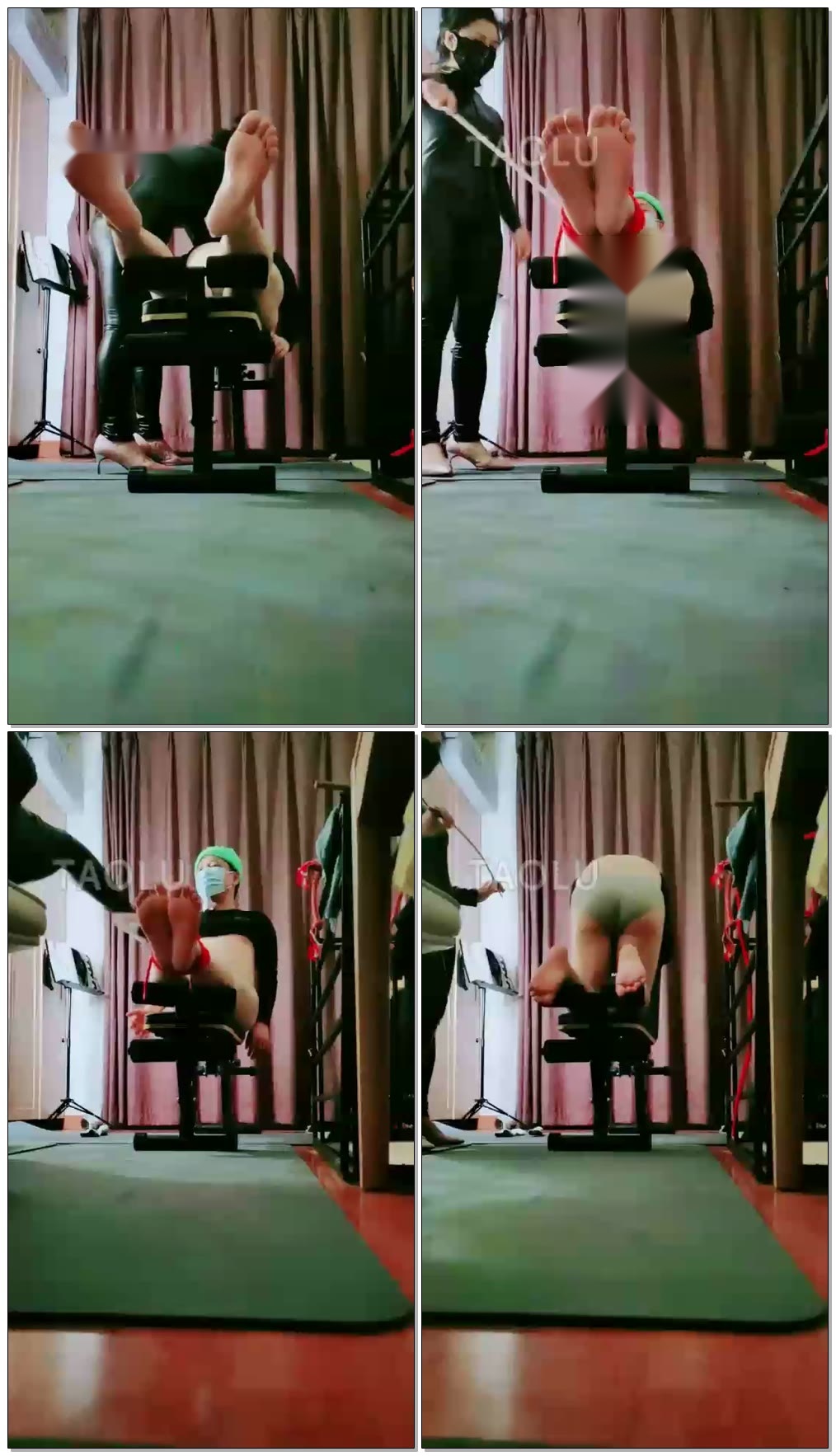 【骄傲的圣殿】鞭打虐乳打脚心【32分钟】