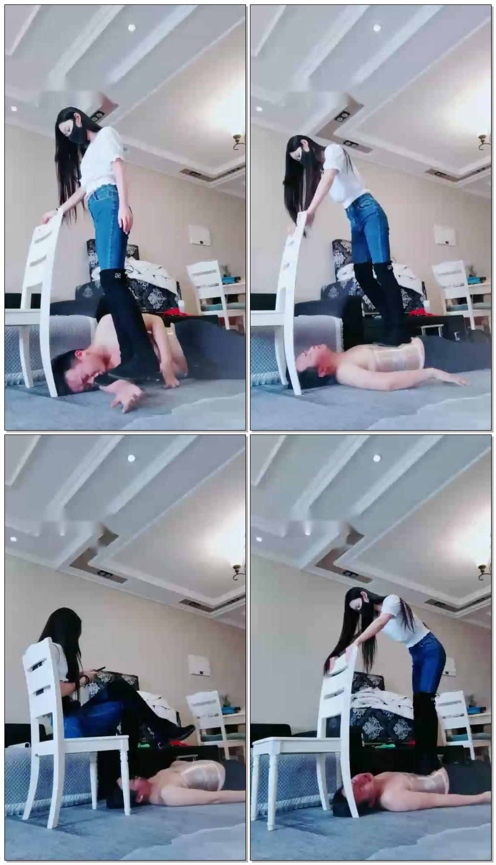 【猫神大人】吃不完黄金被罚暴力踩踏【28分钟】