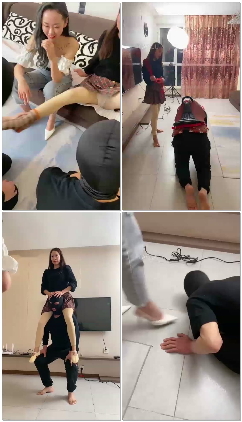 【二宝s】新素人原味舔脚素人骑马鞭打口水【85分钟】